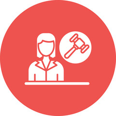 Auctioneer Female Icon