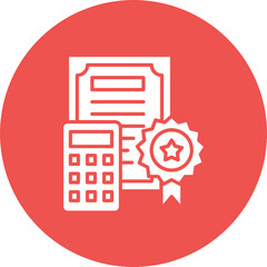 Accounting Certificate Icon