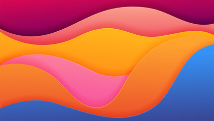 Vector abstract background with gradient color and dynamic shadow on background. Eps 10
