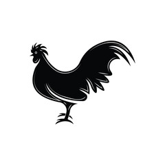 Rooster logo icon vector and symbol template