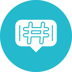 Fototapeta premium Hashtags Icon