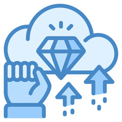 Motivation icon for business, company, corporate, industry, finance and employment