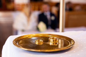 interiors and details in catholic church