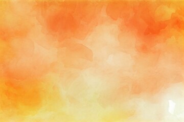 Orange Watercolor Background, Abstract, Artistic Backdrop, Generative AI