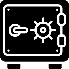 Safety box icon isolated useful for business, company, corporate, finance, business, money, bank, coin, exchange, currency, growth and all project design element