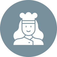 Chef Female Icon