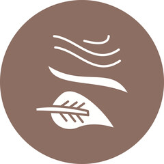 Leaf Fluttering in Wind Icon