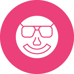 Smiling Face with Sunglasses Icon