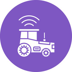 Smart Tractor Icon