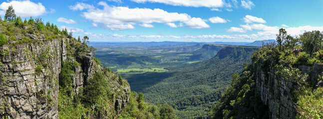 Landscape view at God's window in South Africa