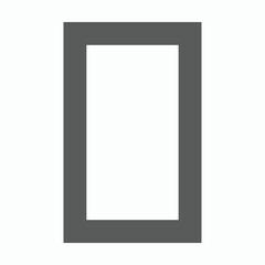 Fototapeta premium frame icon, framework vector, framing illustration