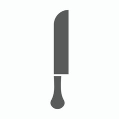 knife icon, chopper vector, cleaver illustration