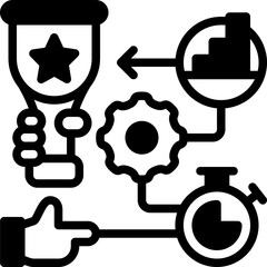 Planning icon isolated useful for business, company, corporate, money and finance design element