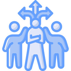 Leadership icon isolated useful for business, company, corporate, money and finance design element