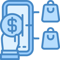 Customer behavior icon isolated useful for marketing, technology, online, internet, advertising, development and business design element