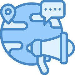 Global marketing icon isolated useful for marketing, technology, online, internet, advertising, development and business design element