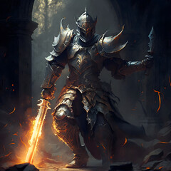 Knight in Armor generative ai