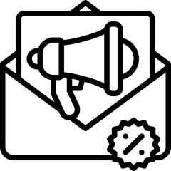 Email marketing icon isolated useful for marketing, technology, online, internet, advertising, development and business design element
