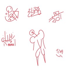 design elements for slides and presentations in the style of minimalism and modern