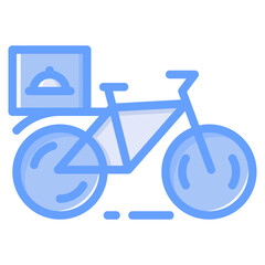 Food delivery icon isolated useful for delivery, food, service, courier, online and restaurant design element