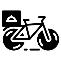 Food delivery icon isolated useful for delivery, food, service, courier, online and restaurant design element