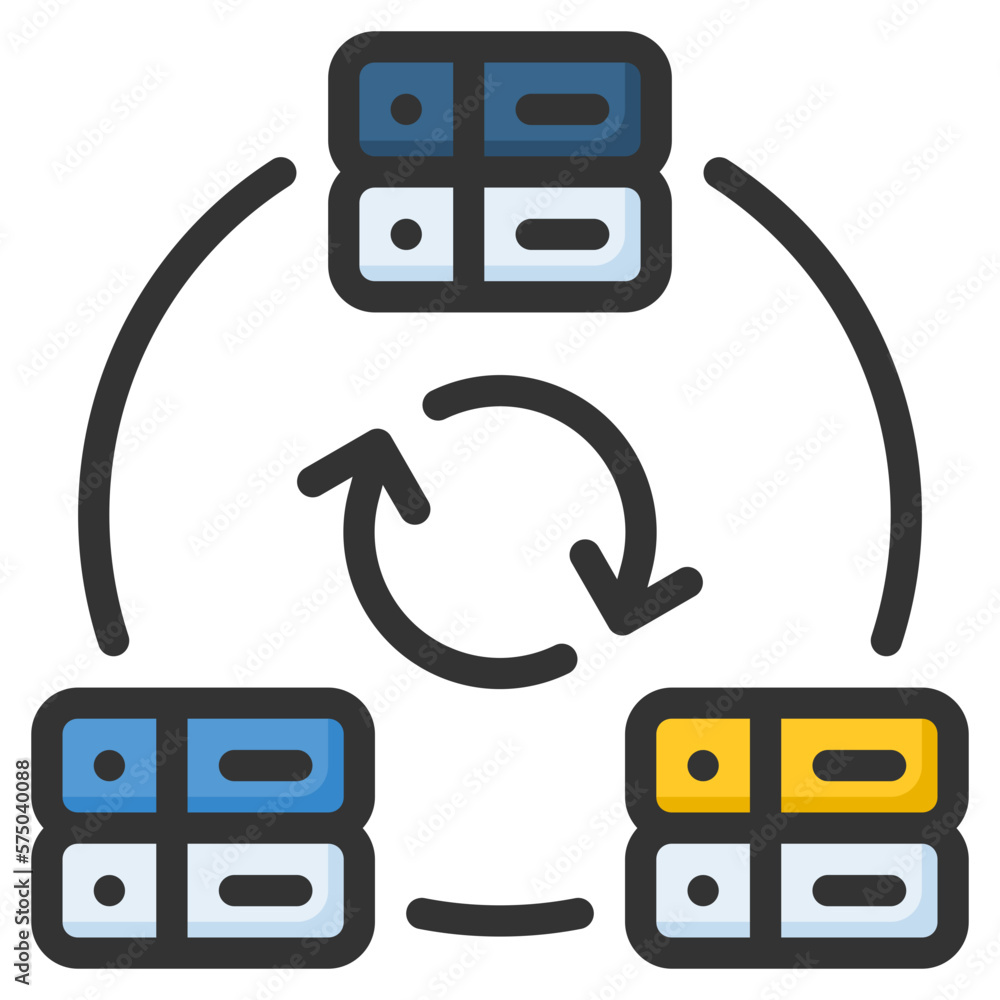 Poster network server icon isolated useful for computer, network, technology, internet, server, cloud, data
