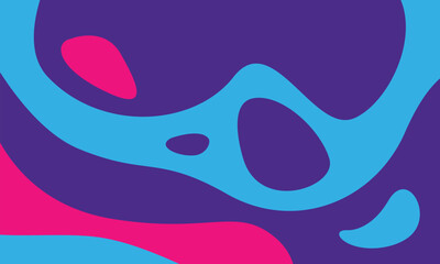 Abstract wavy background template with vibrant color. This's good for banner