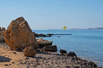 Sharm El-Sheikh resort, Egypt. Coast of Red sea