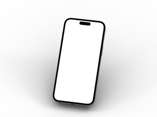 Fototapeta na wymiar realistic smartphone template mockup for user experience presentation