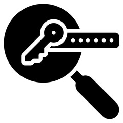 Search icon for growth, finance, marketing, graph, infographic, economy and accounting