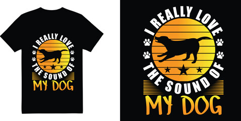 Dog T-shirt Design Template Bundle