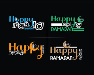 Modern Ramadan Islamic T-shirt design