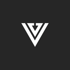 Modern Creative VV logo designs