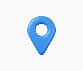 3d Realistic Location map pin GPS pointer markers vector illustration