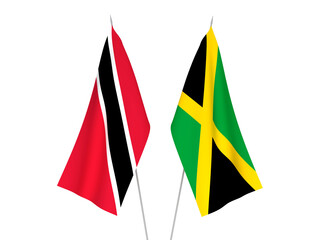 Jamaica and Republic of Trinidad and Tobago flags