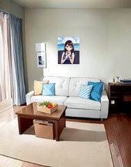 person in bedroom