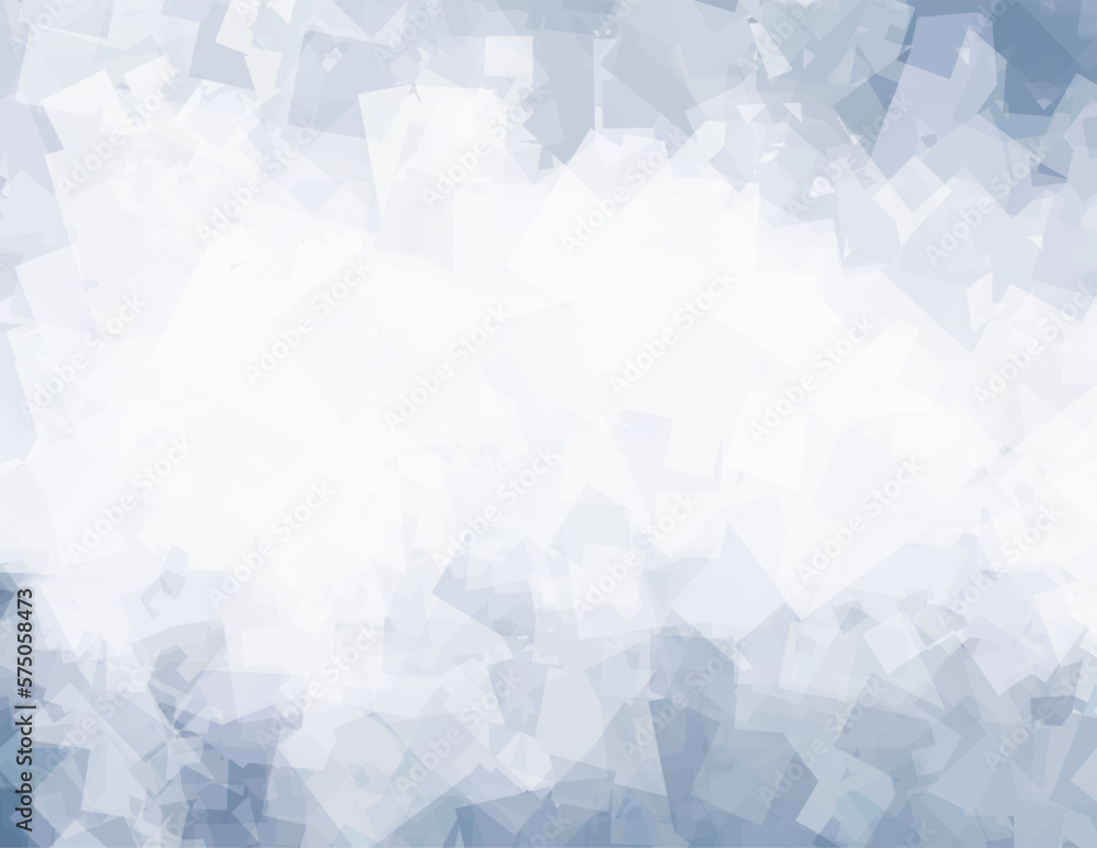 Poster Cool bluish grey background with translucent chaotic texture. Vector graphics