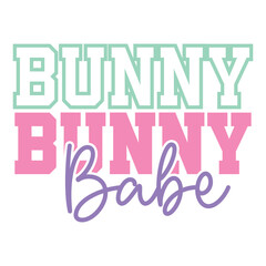 bunny babe, easter svg
