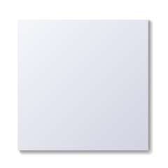 White sheet of note paper isolated on transparent background. Sticky note. Mockup of white note paper PNG