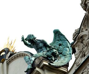 Ícaro verde se protege del sol