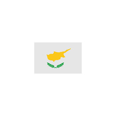 Cyprus independence day icon set, Cyprus flags icon set vector sign symbol