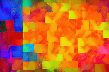 abstract colorful background in watercolor style created with Generative AI technology