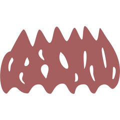 Abstract pattern shape.