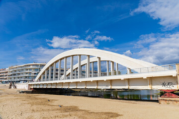 Fototapeta premium Sainte Maxime famous bridge, French Riviera
