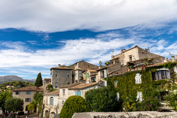 Fototapeta na wymiar Old village of Saint-Paul-de-Vence, Alpes Maritimes, French Riviera, France