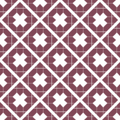 Fototapeta premium Geometric pattern. Seamless vector background. Ethnic graphic design 
