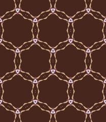 Fototapeta premium Geometric pattern. Seamless vector background. Ethnic graphic design 