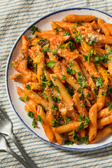 Homemade Vermouth Penne Pasta