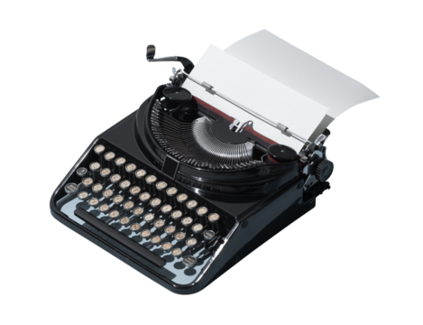 Professional vintage typewriter