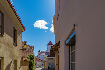 Vilnius. View of the Prechistensky Cathedral.